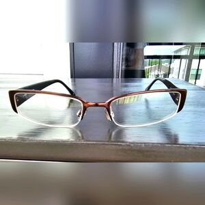 BCBGMAXAZRIA “PALOMA” Eyeglasses Frame Brown Tortoise